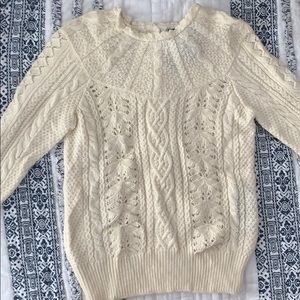 Ralph Lauren Girls Cream Sweater